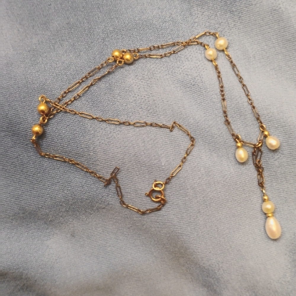 Vintage 14k gf necklace